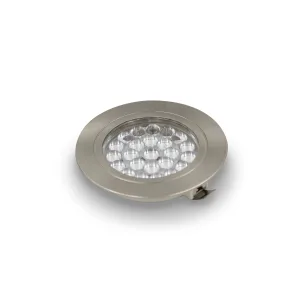 Turin Touch - Round Under Cabinet Recessed LED Light fitting with Touch Sensor