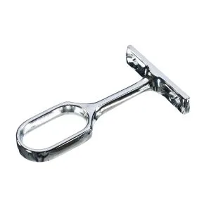 Chrome Centre supports for Oval Wardrobe Rail