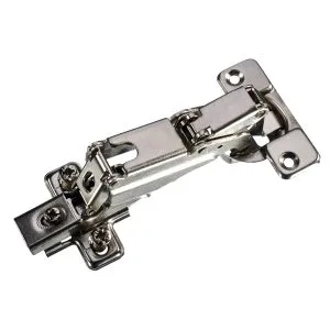 165° Soft Close Clip on Hinge including Mounting Plate & Euroscrews