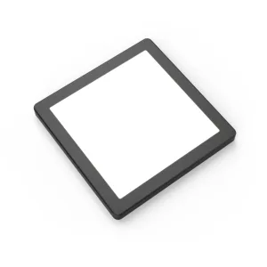 Selene Black - Slim Square Diffused Under Cabinet LED Light with Magnetic Bezel