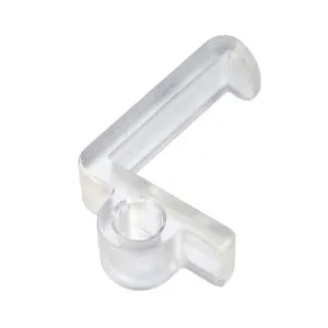 Clear shelf retainer