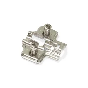 DTC Hinge Plate including Euroscrews - Nickel