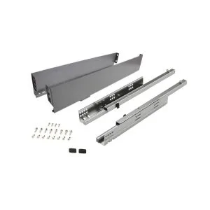 DTC Ultra Slim 84mm Soft Close Shallow Drawer Box - Anthracite