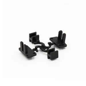 Black Fixing Clips for Horizontal Gola Profiles