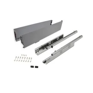DTC Ultra Slim 122mm Soft Close Medium Drawer Box - Anthracite