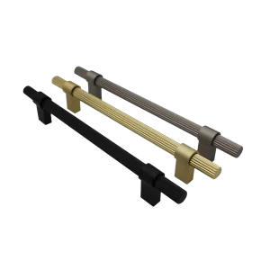 Ribbed bar handle