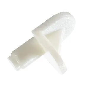 5mm Plastic Shelf Support - White