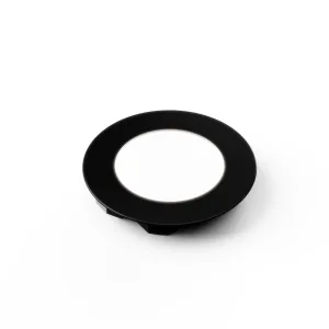 Venta Black - Round Diffused Under Cabinet Recessed LED Light Fitting