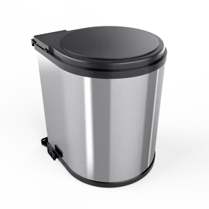 12Ltr Stainless Steel Waste Bin