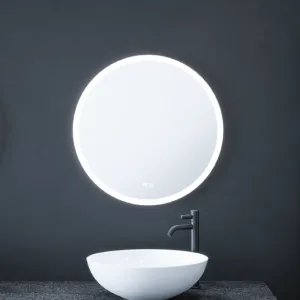 Sudbury - 3CCT Tunable Round 600mm LED Mirror with Touch Control & Demister