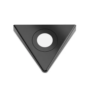 Venta Black - Designer Triangle Diffused Under Cabinet LED Light Fitting