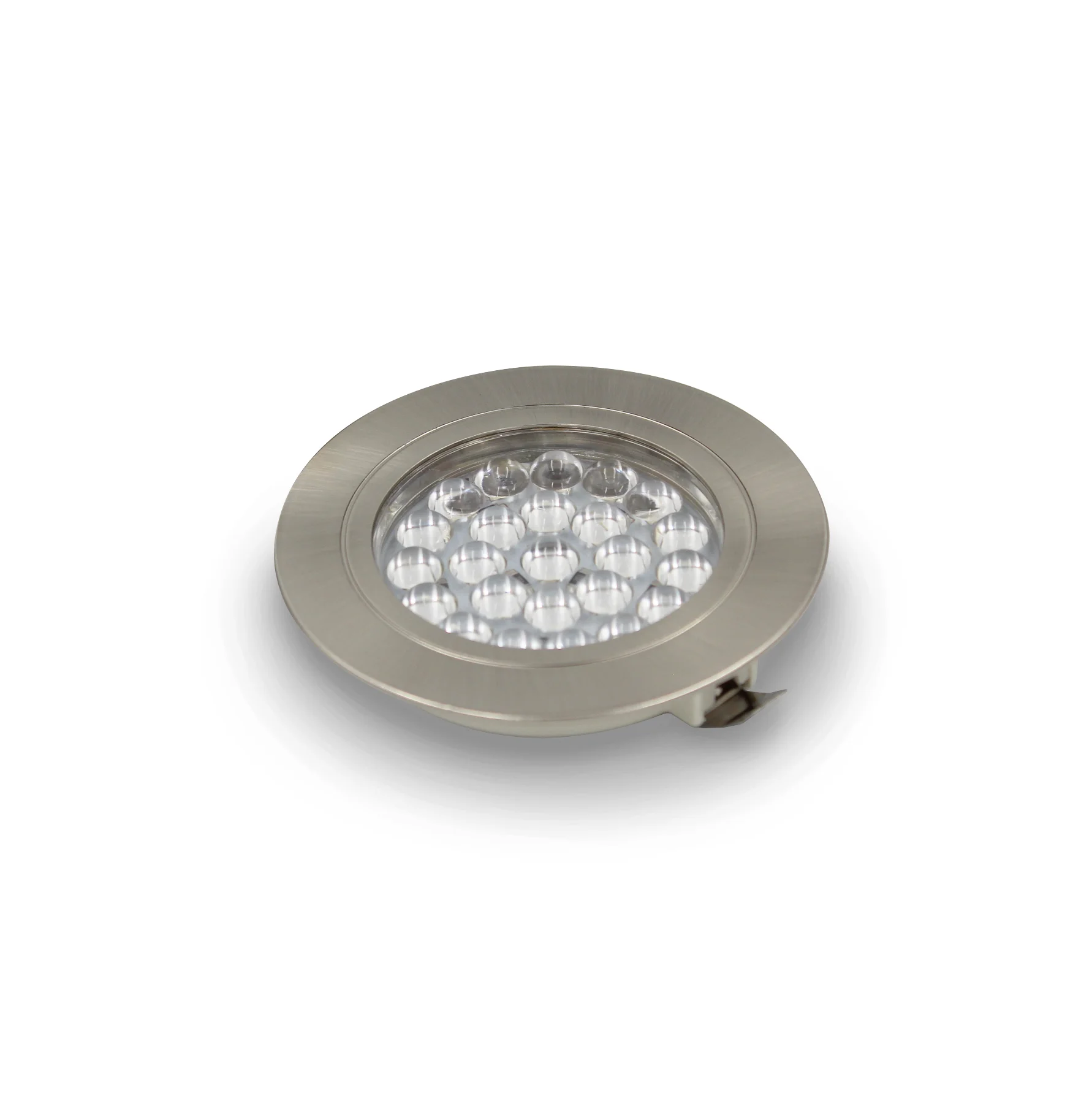 Turin Touch - Round Under Cabinet Recessed LED Light fitting with Touch Sensor