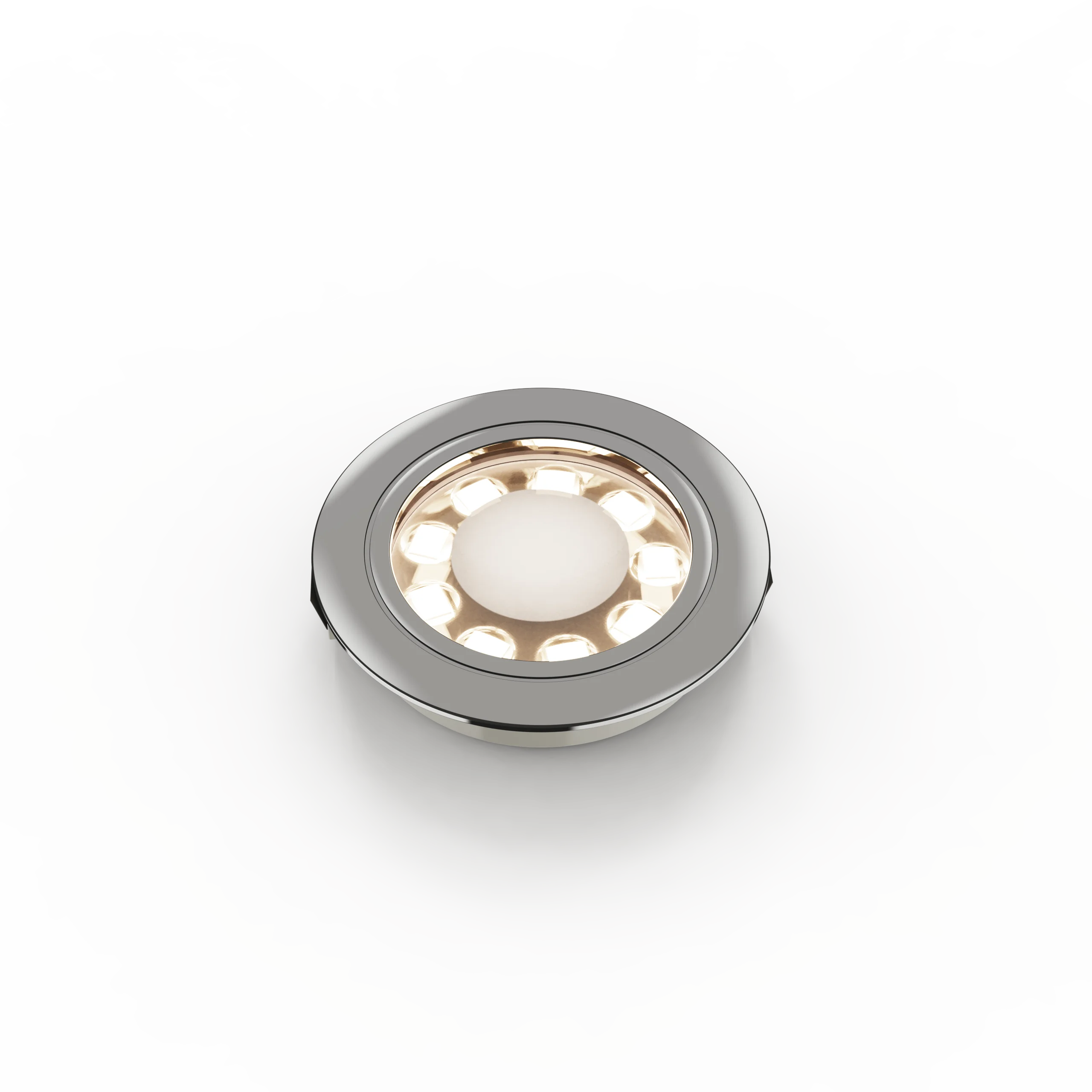Saturn - Round Semi-Diffused Under Cabinet Recessed LED Light Fitting - Image 2