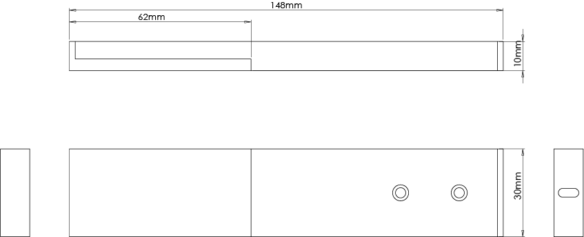 Alea - Rectangular Diffused Under & Over Cabinet Light - Image 2