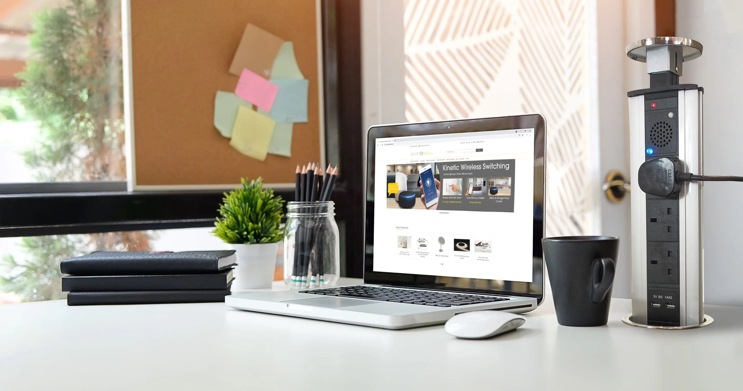 Pop-up socket tower 3 Gang & USB Sockets with Bluetooth Speaker - Image 2