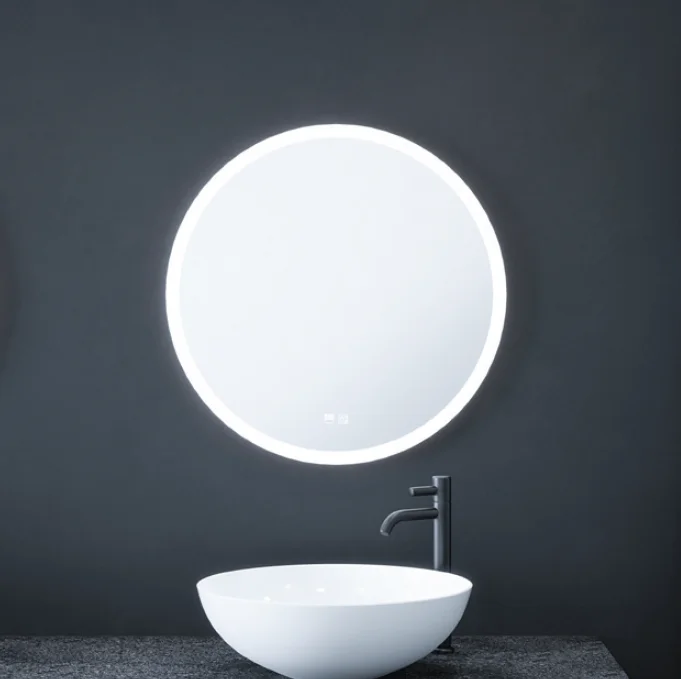 Sudbury - 3CCT Tunable Round 600mm LED Mirror with Touch Control & Demister