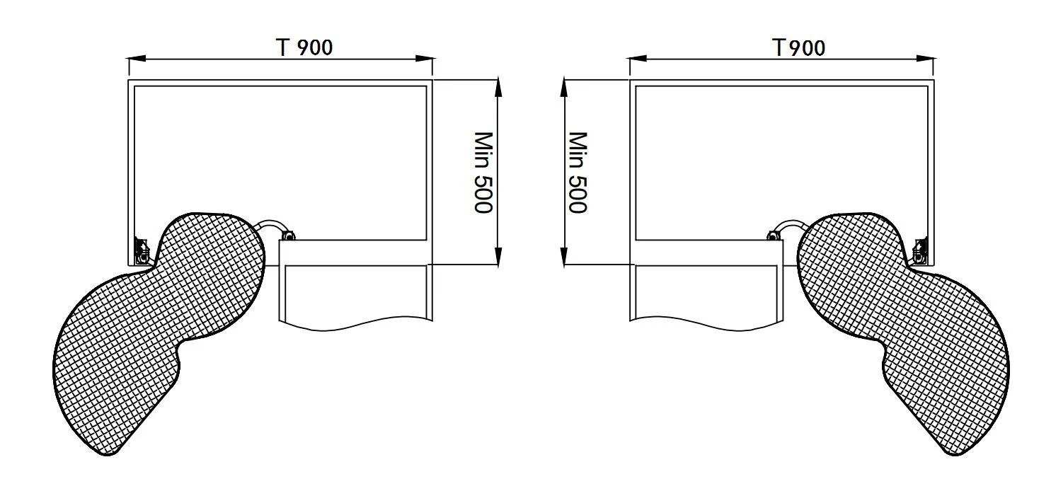 NOVUS Solid Base Kidney Pull-out Corner Organiser - Anthracite - Image 3