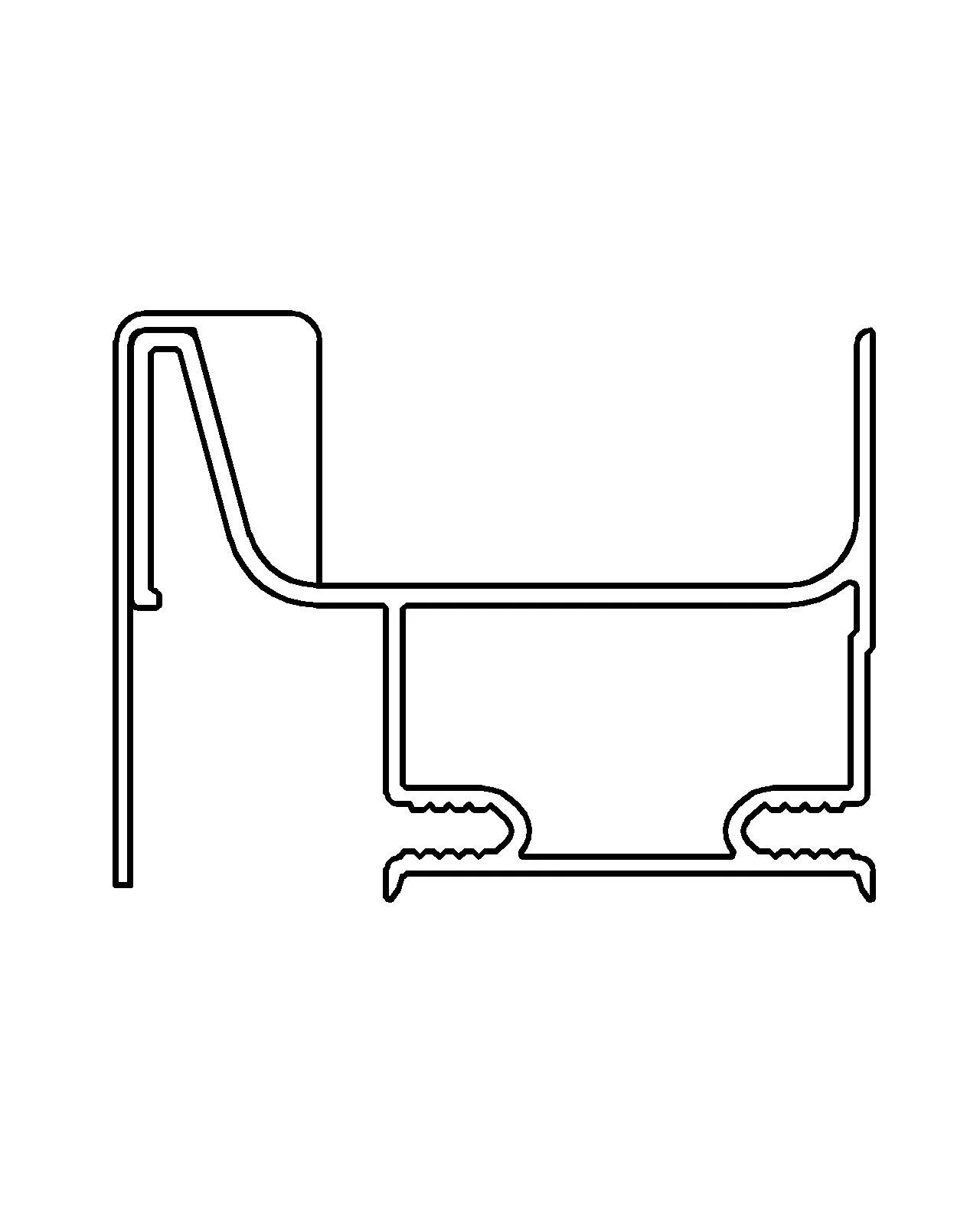 580mm Oven Profile for 12mm Vertical Profiles - Image 7
