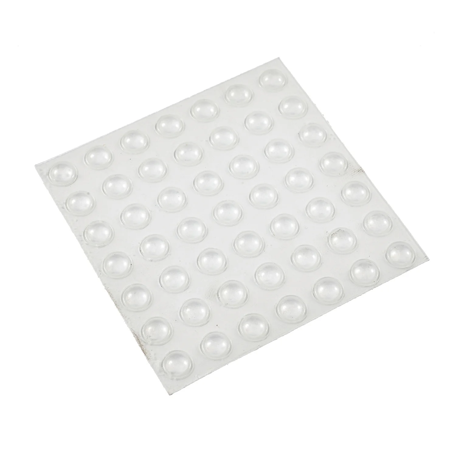 10mm Clear Plastic Door Buffers with Adhesive Back
