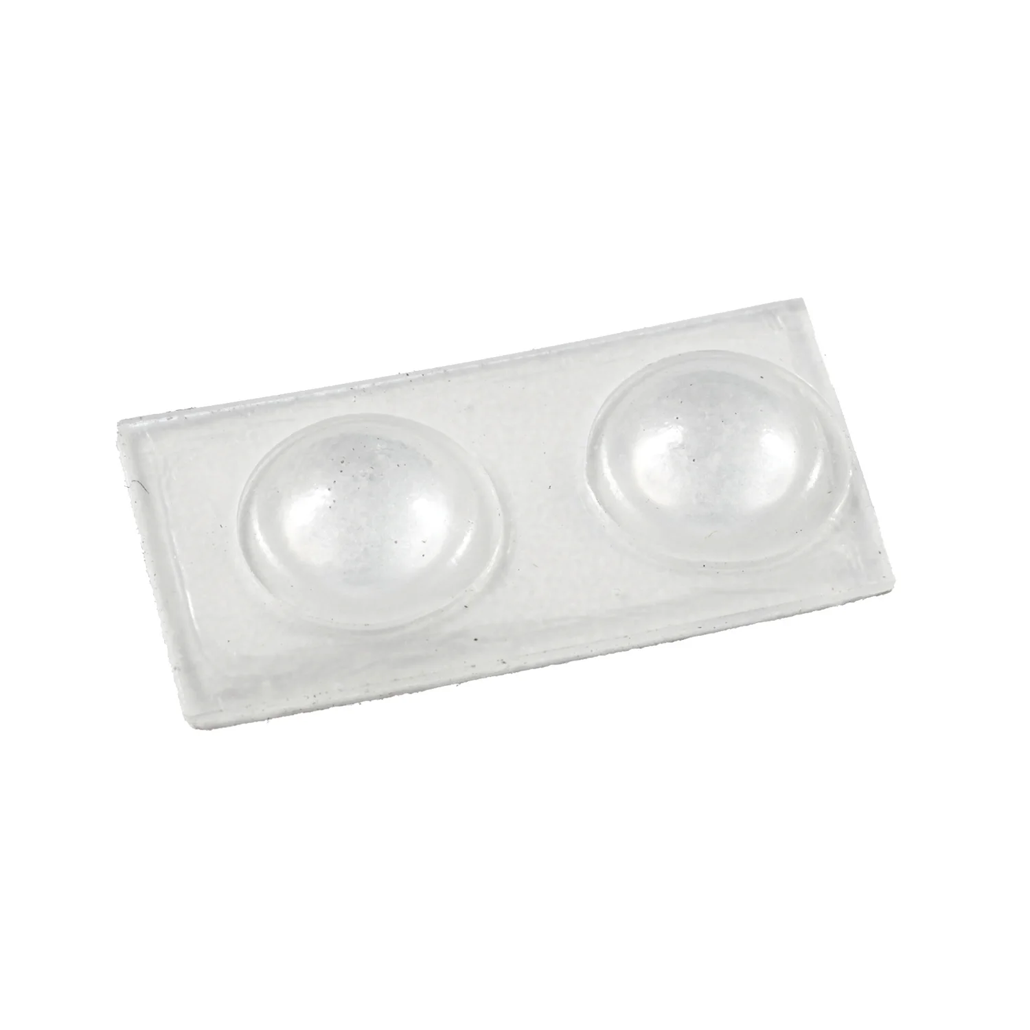 8mm Clear Plastic Door Buffers with Adhesive Back