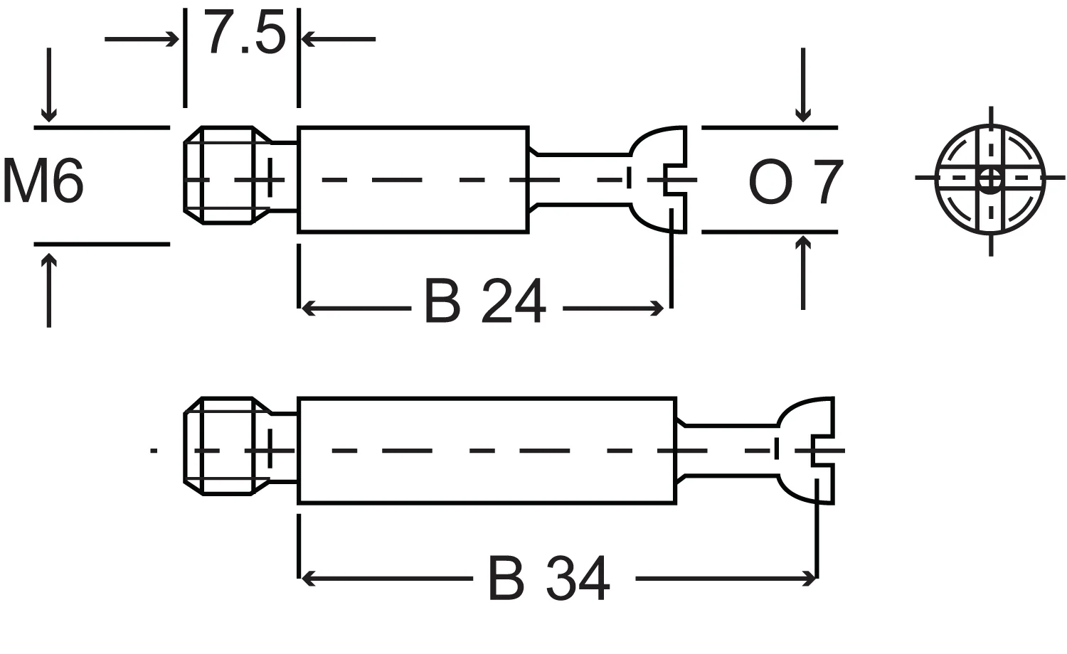 Metal Barrel Dowels - Image 2