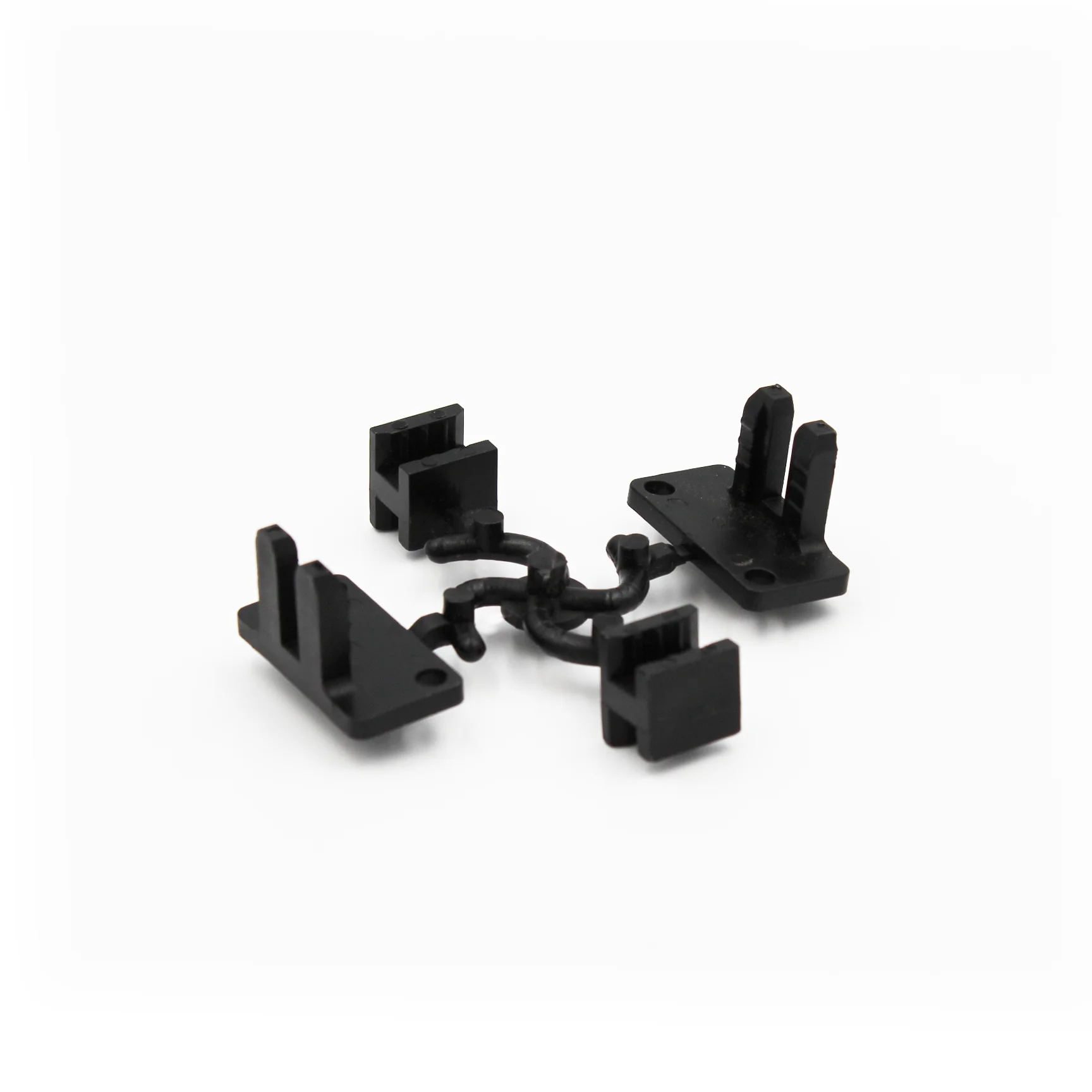 Black Fixing Clips for Horizontal Gola Profiles