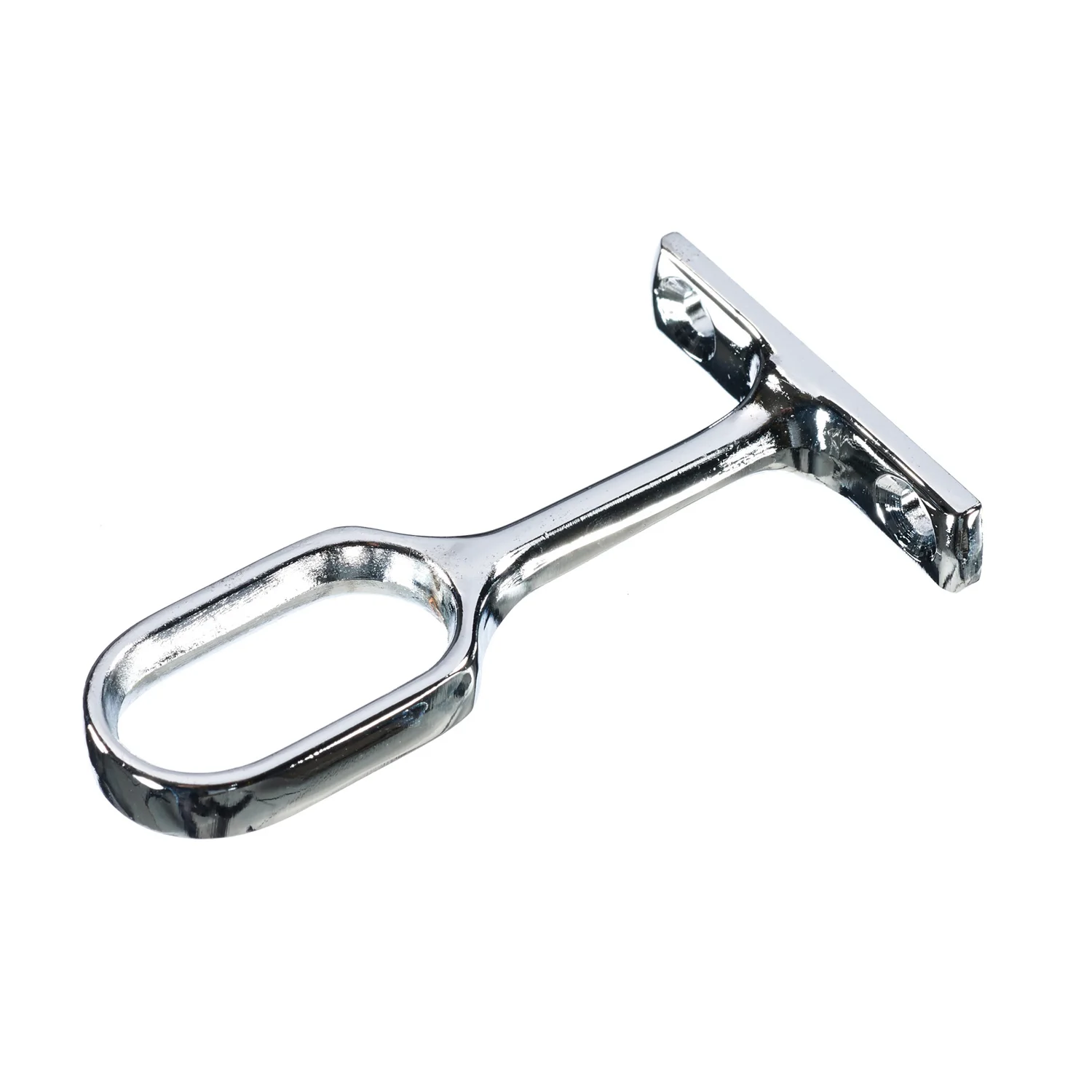Chrome Centre supports for Oval Wardrobe Rail