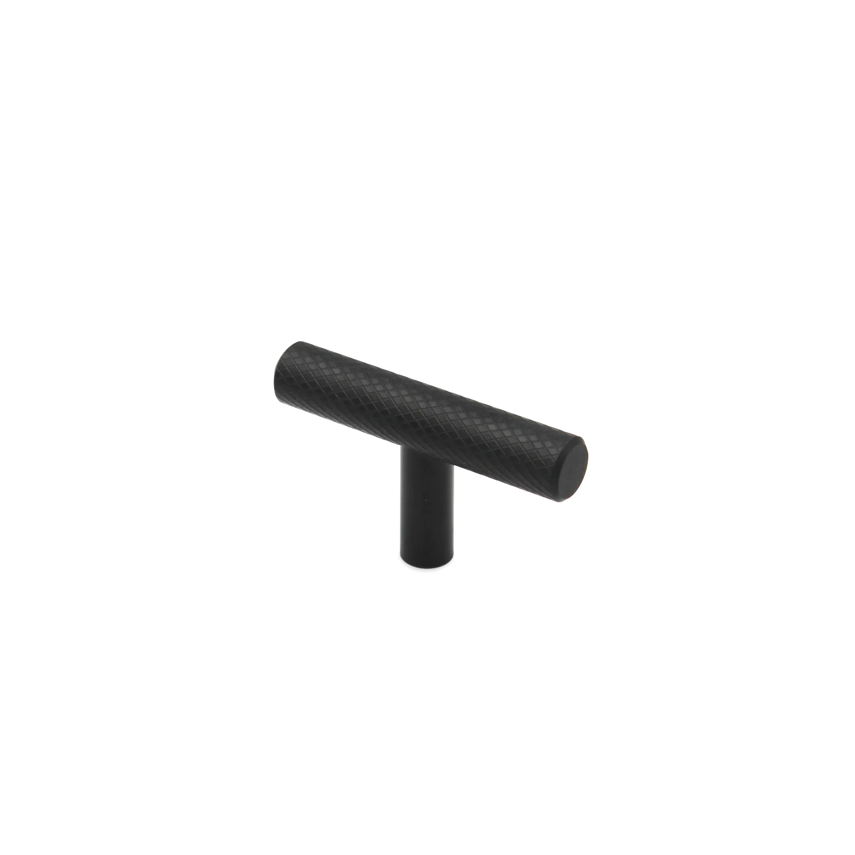 Black Knurled T Knob Handle