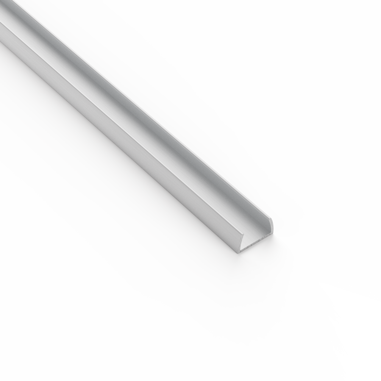 1m Surface Mounted Aluminium Extrusion for Flexible LED Strip Lighting