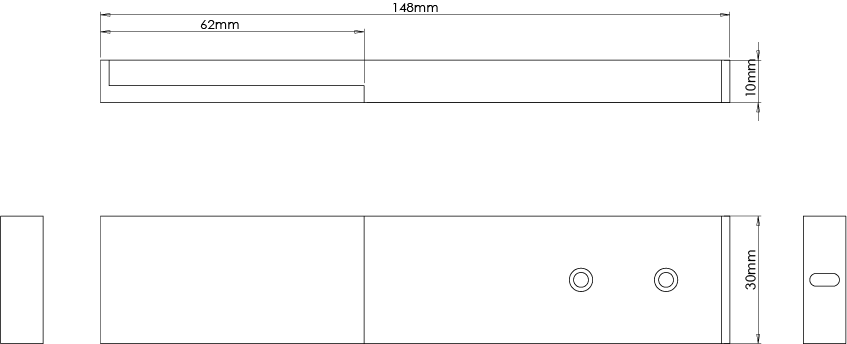 Alea - Rectangular Diffused Under & Over Cabinet Light - Image 2