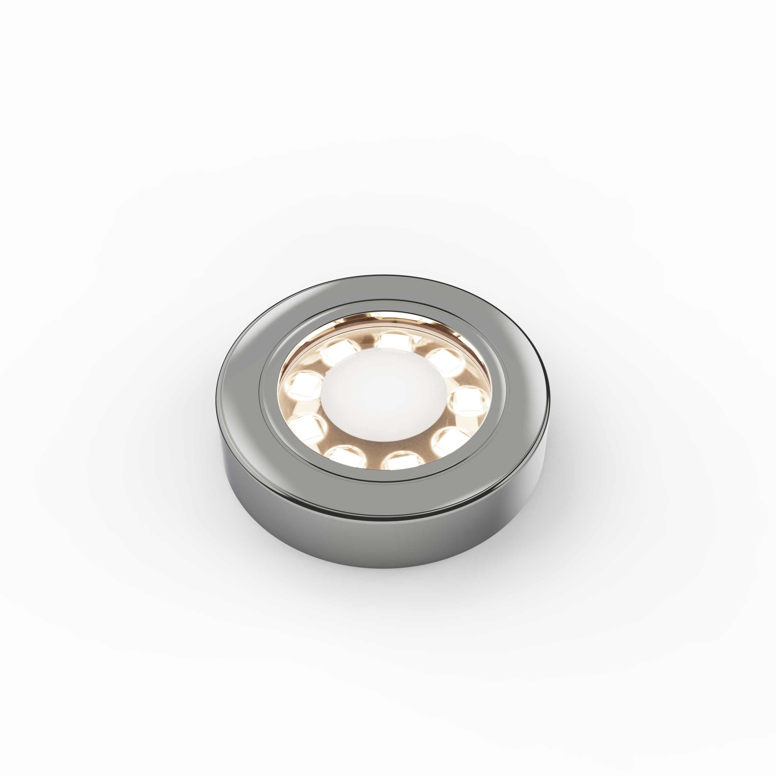 Saturn - Round Semi-Diffused Under Cabinet Surface Mounted LED Light Fitting - Image 2