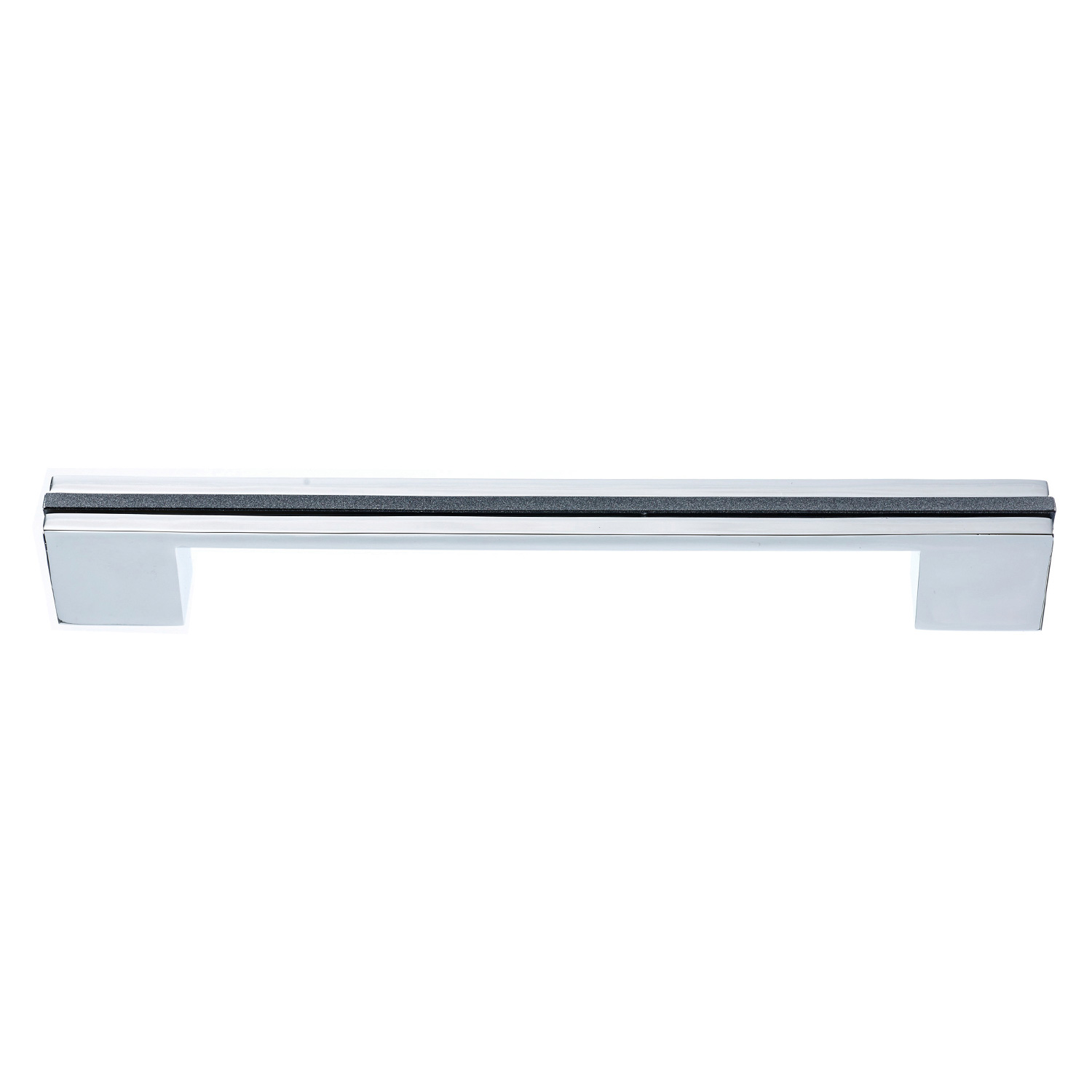160/192cc Chrome Bar Handle with Anthracite Insert