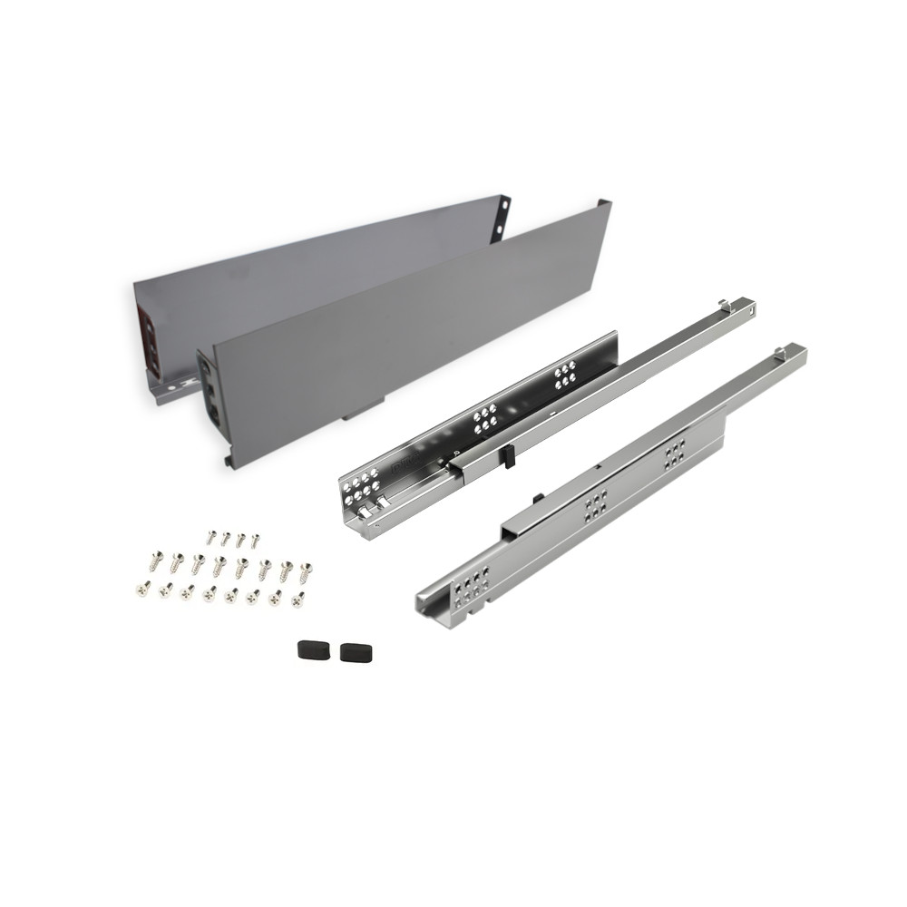 DTC Ultra Slim 122mm Soft Close Medium Drawer Box - Anthracite