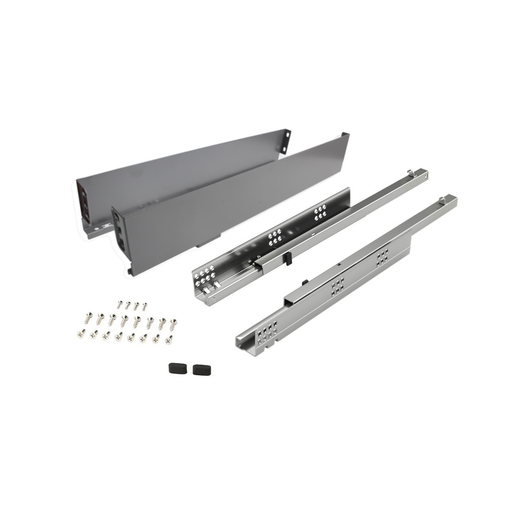 DTC Ultra Slim 84mm Soft Close Shallow Drawer Box - Anthracite