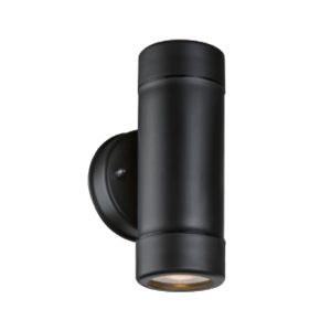 Black Up/Down Outdoor Wall Light
